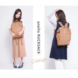 Anello ของแท้ 100% PU Leather Backpack กระเป๋าเป้สะพายหลัง เป้หนังพียู รุ่น AT-B1211/AT-B1212