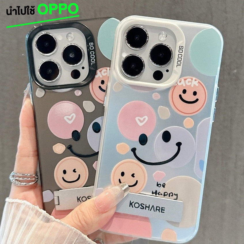 เคส OPPO สไตล์เรียบง่าย A15 A16 A18 A38 A78 A38 A18 A58 A77 A35 A17 A17K A79 5G A53 A16s A55 A3s เคสโทรศัพท์กันกระแทก