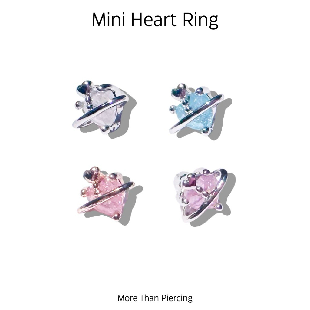 More Than Piercing: A062 Mini Heart Ring (1 pc)