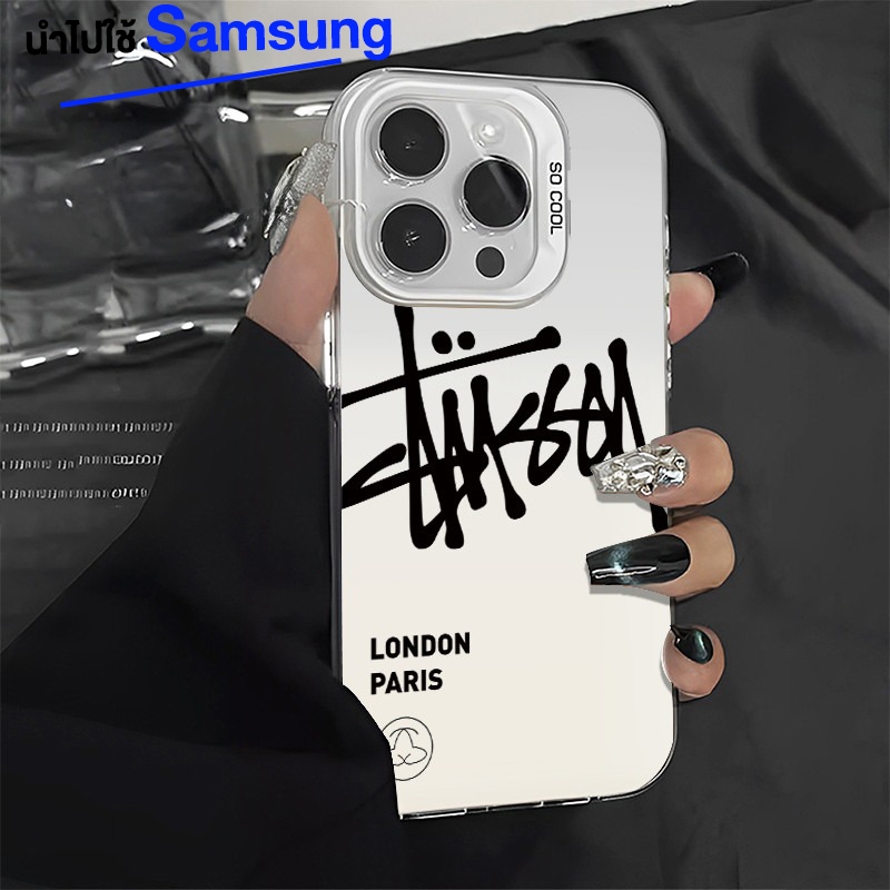เคส for Samsung แบรนด์เทรนด์ A06 A16 สตัสซี A56 A26 A36 A55 A35 A52 A05S A14 A15 A52S A53 A54 S24 Ultra 5G ป้องกันการตก