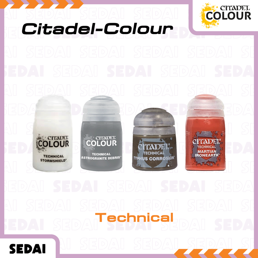 [ ส่งฟรี 🔥 ] Citadel - Color [ Technical ] สีสำหรับทาโมเดล Warhammer สีโมเดล สีอะคริลิคสำหรับทาโมเดล