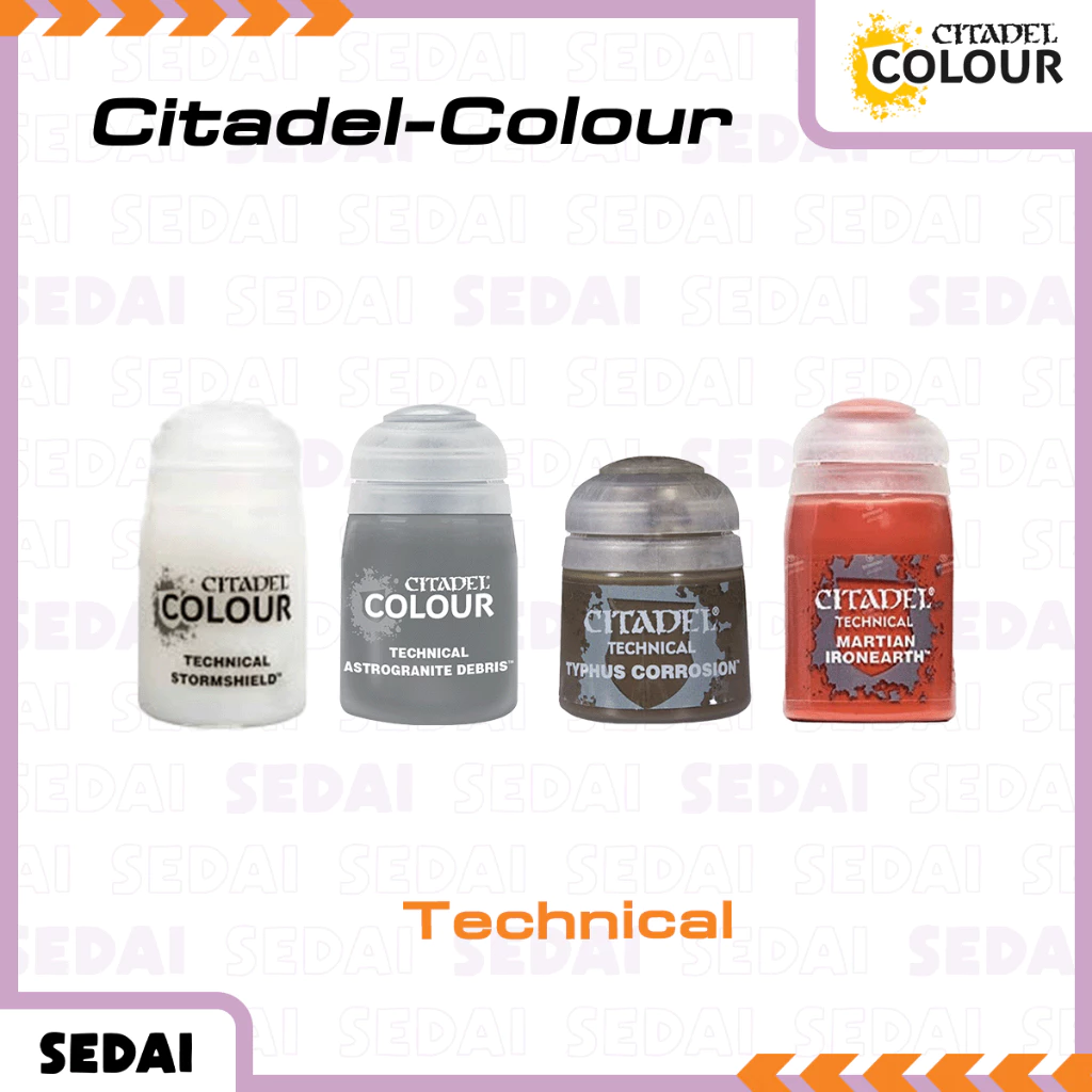 [ ส่งฟรี 🔥 ] Citadel - Color [ Technical ] สีสำหรับทาโมเดล Warhammer สีโมเดล สีอะคริลิคสำหรับทาโมเดล