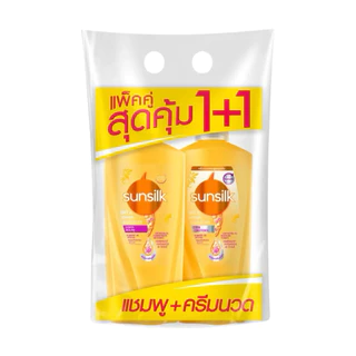 แพ็คคู่สุดคุ่ม📍แชมพู +ครีมนวด แชมพู+แชมพู ซันซิล 300-325มล ล็อตใหม่ ขวดปั๊ม(กดที่ตัวเลือก)
