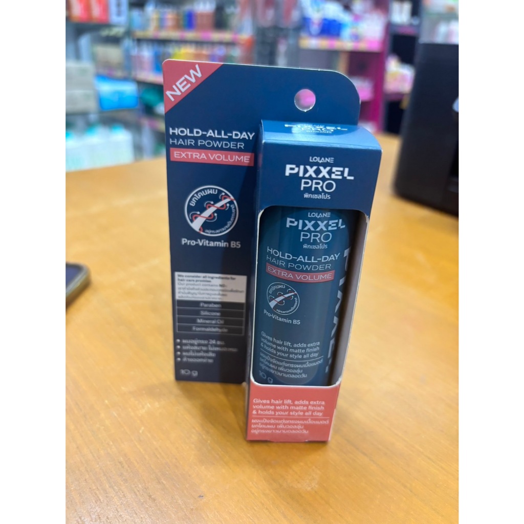 Lolane PixxelPro Hold All Day Hair Powder Extra Volume โลแลน ผงแป้งจัดแต่งทรงผม ยกโคน เพิ่มวอลลุ่ม 10กรัม