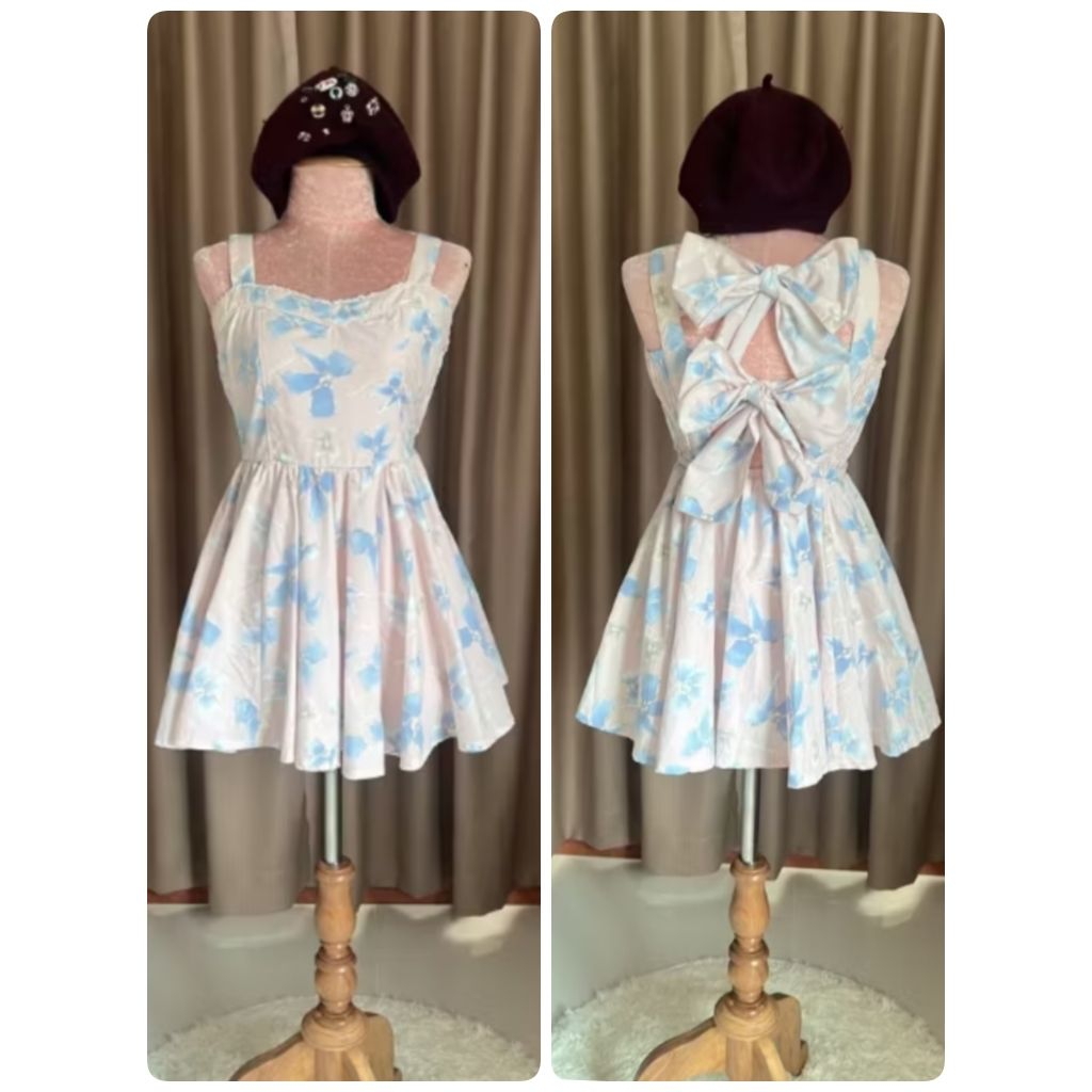 เดรสแบรนด์ Lizlisa ซับในเป็นกางเกง สวยมากๆค่ะสายแบ๊วควรมีไว้ครอบครอง😘💕แบรนด์ญี่ปุ่น 🇯🇵แท้ค่ะ