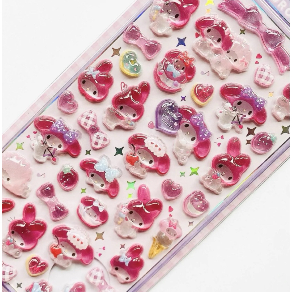 Sanrio Character Sticker 3D Bonbon Drop Seal