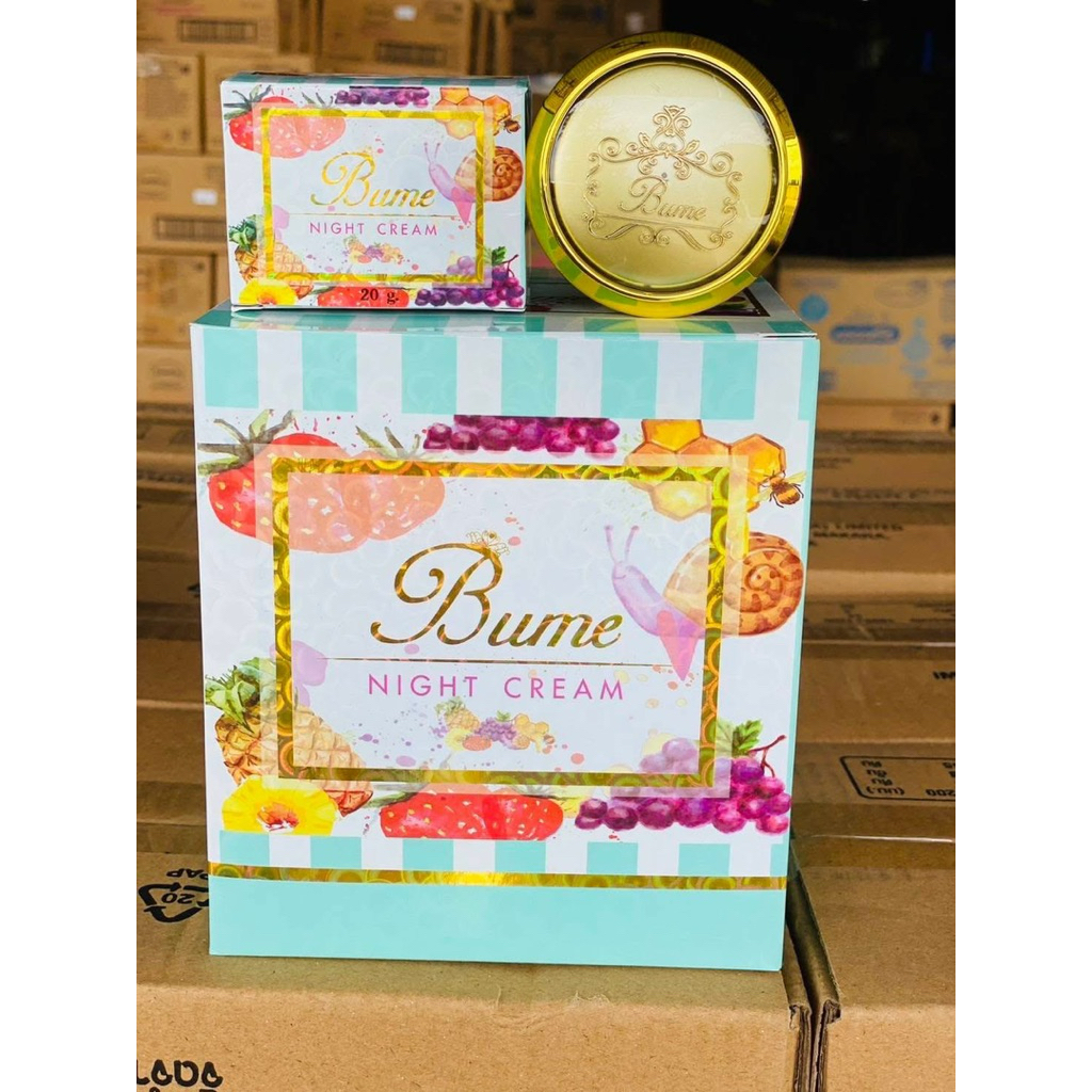 ครีมผลไม้ Bume Night Cream ของแท้พร้อมจัดส่ง