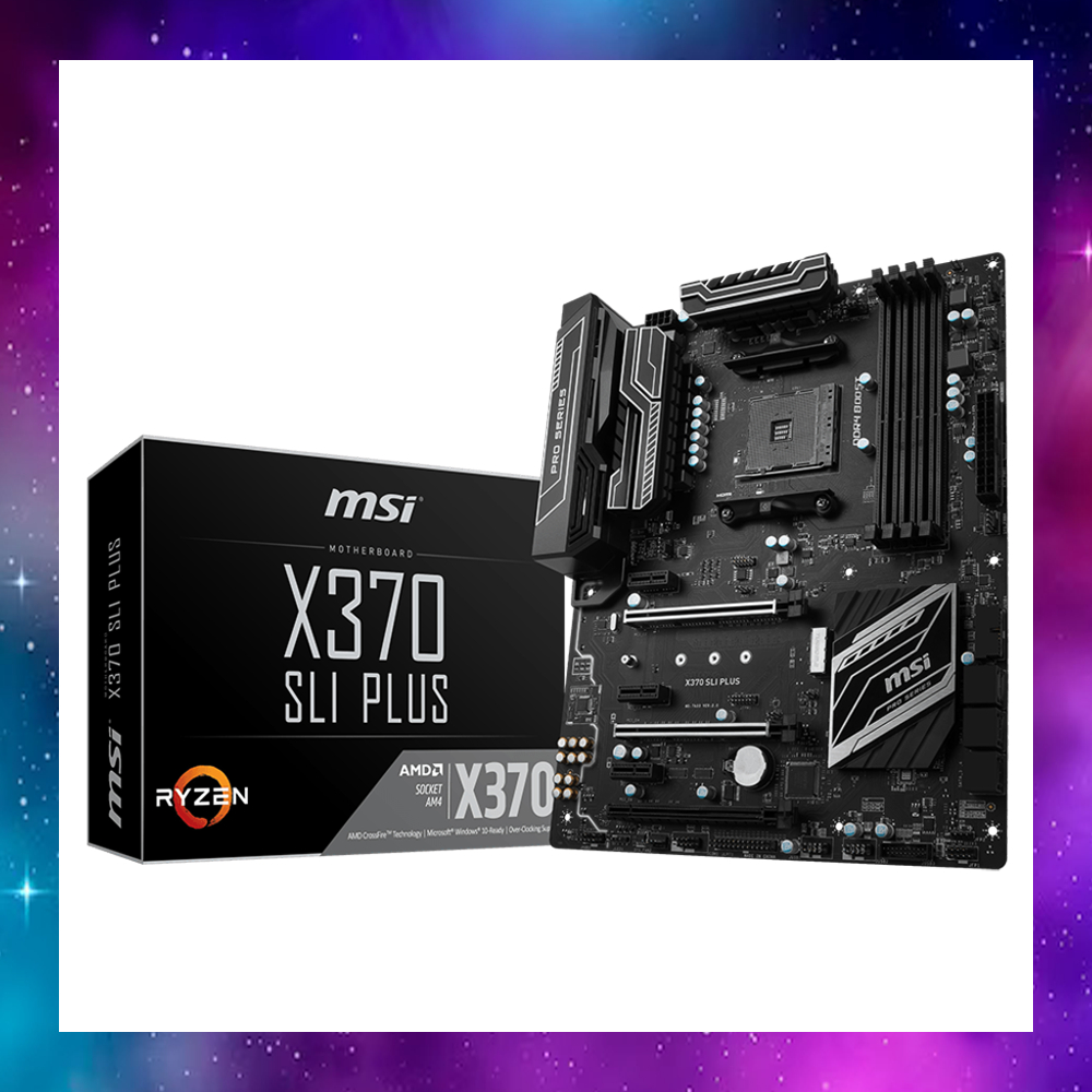 MAINBOARD (เมนบอร์ด) AM4 MSI X370 SLI PLUS RYZEN ใช้งานปกติ
