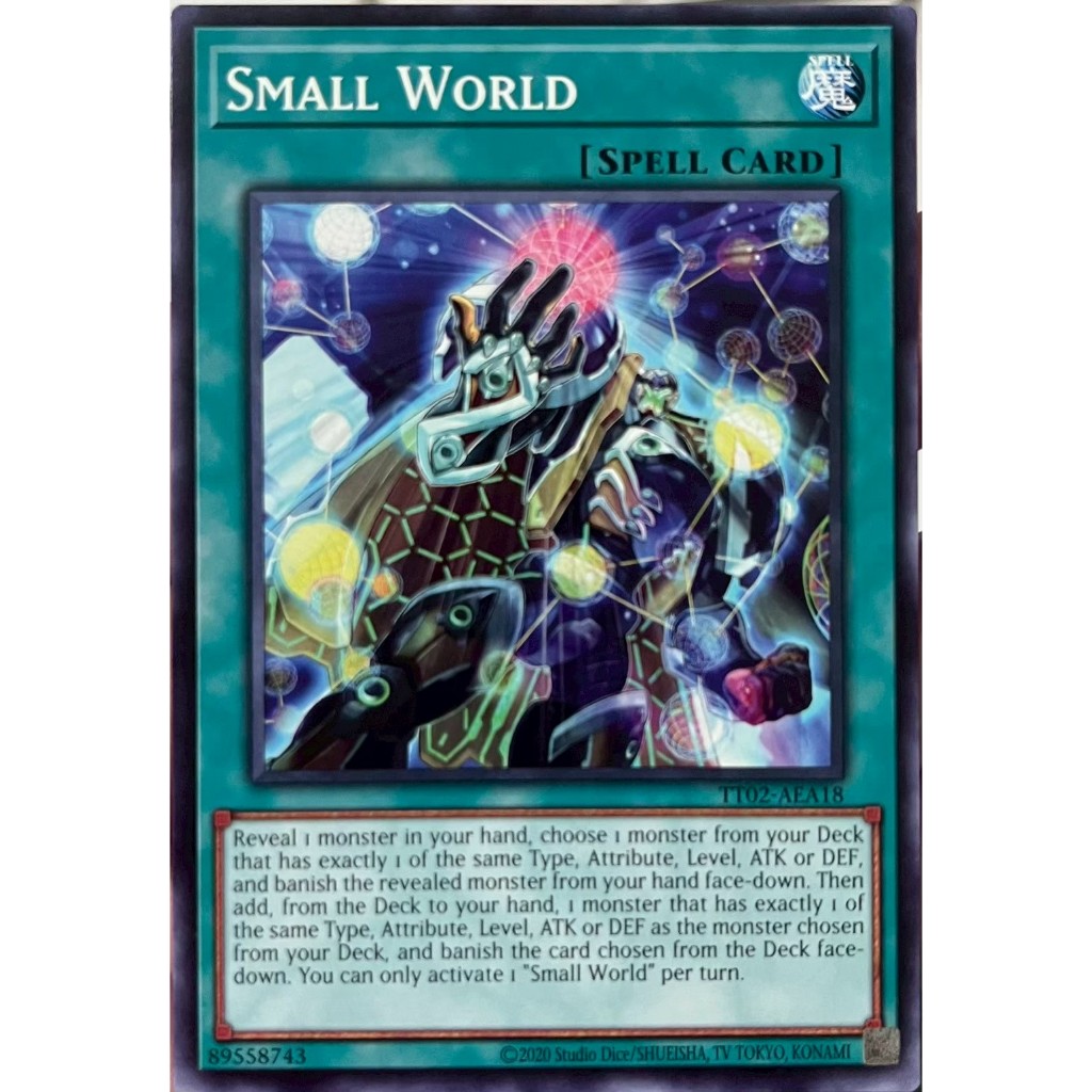 Yugioh Asia-Eng [TT02-AEA18] Small World (Common) การ์ดยูกิแท้ถูกลิขสิทธิ์