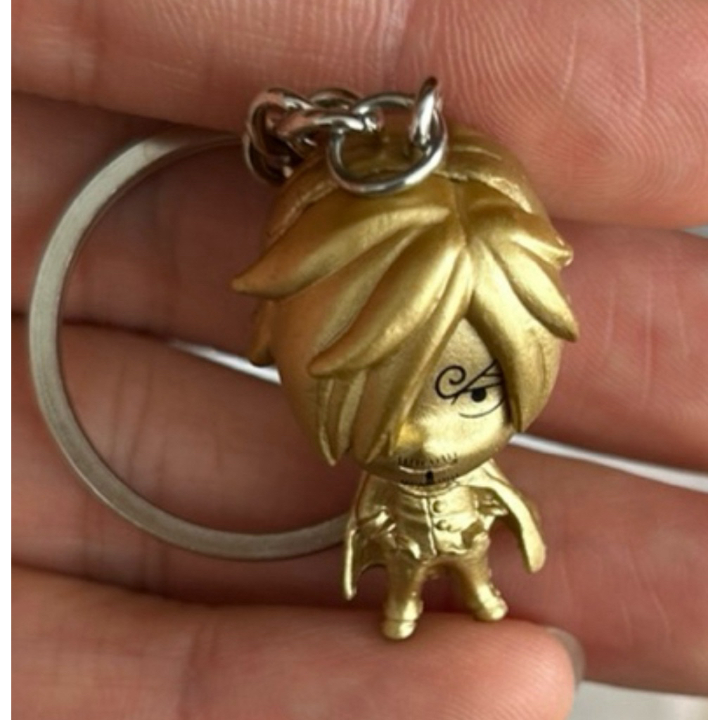 ของแท้💯🇯🇵 พร้อมส่ง พวงกุญแจ แรร์ ซันจิ ร่างทอง หายาก วันพีช One Piece x ABC MART Collaboration Sneak