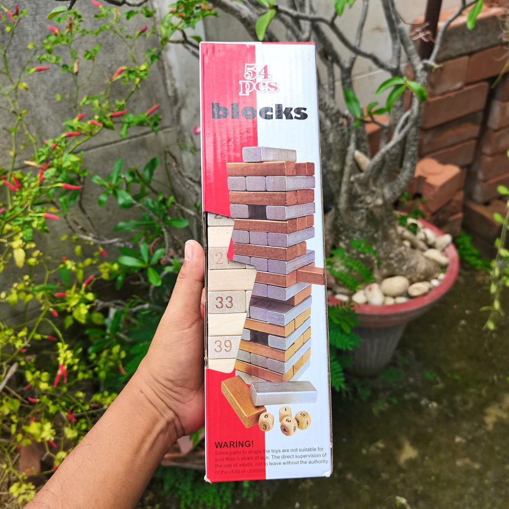 [ส่งจากไทย แพ็กใส่ลัง] เกมส์ตึกถล่ม เกมส์ดึงไม้ เกมส์จังก้า จำนวน 54 ชนิด สูง 29