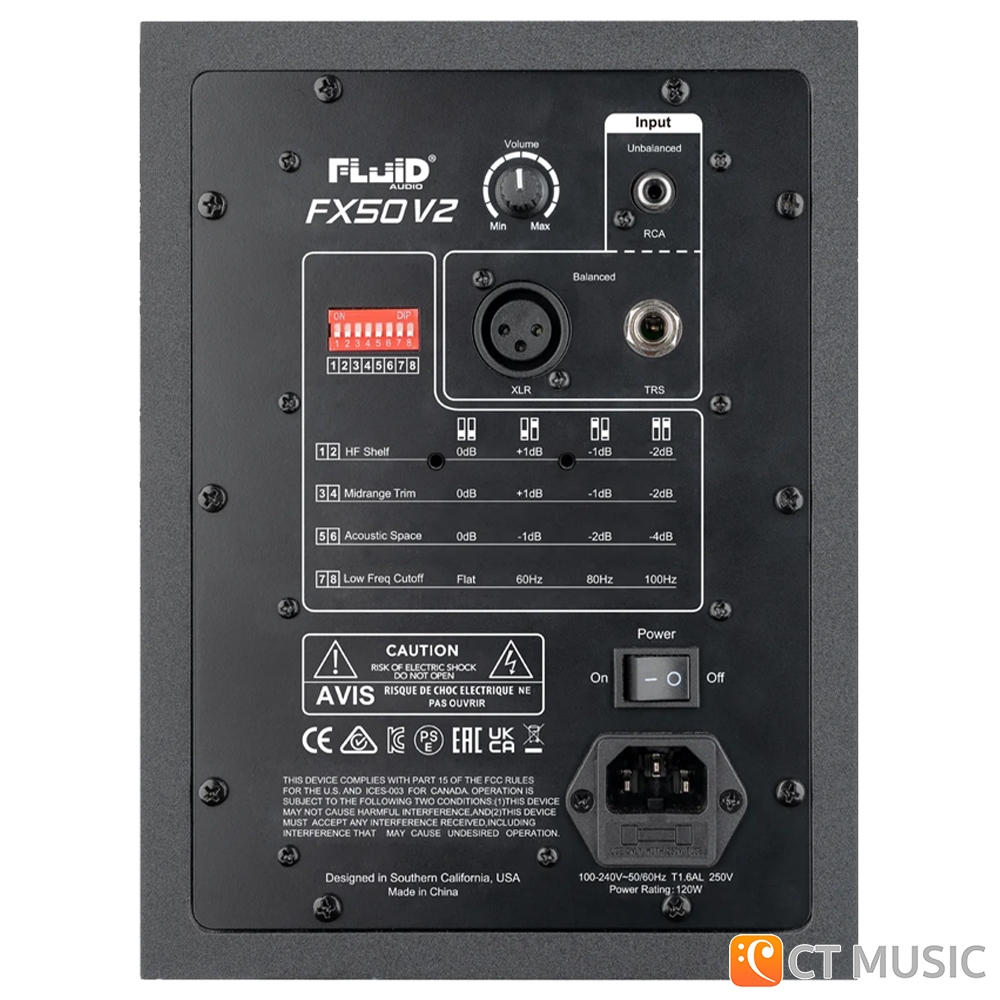 Fluid Audio FX50v2 Active Studio Monitor (Single) ลำโพงมอนิเตอร์ ลำโพง - รูปที่ 2