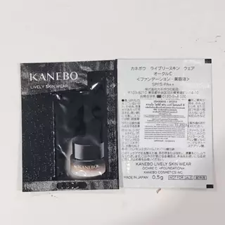 ของแท้100%_สินค้าเคาน์เตอร์ไทย_Tester แบบซอง 0.5ml /รองพื้นคาเนโบ Kanebo Lively Skin Wear 0.5 ml