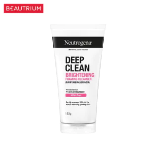 NEUTROGENA Deep Clean Brightening Foaming Cleanser ผลิตภัณฑ์ทำความสะอาดผิวหน้า 150g