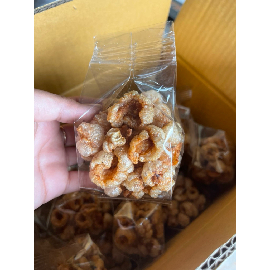 แคบหมูติดมันน้อย 12 ถุง