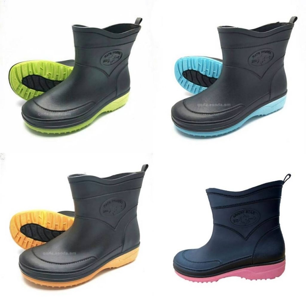 รองเท้าบูท Arrow Star รุ่น 555 ของแท้ 💯% รองเท้าบู๊ทกันน้ำสูง 7 นิ้ว