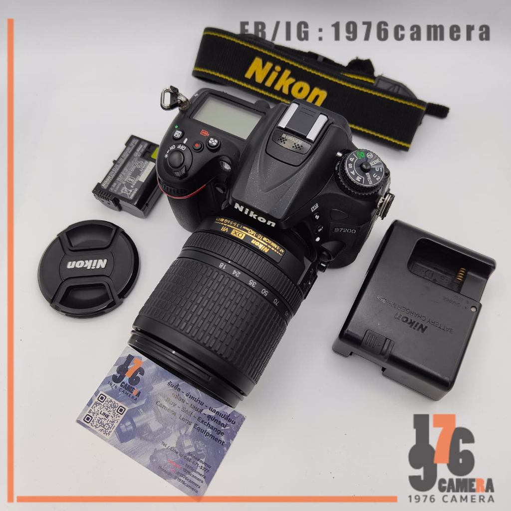 Used Nikon d7200 kit 18-140 มือสอง สภาพสวย อดีต ปกร