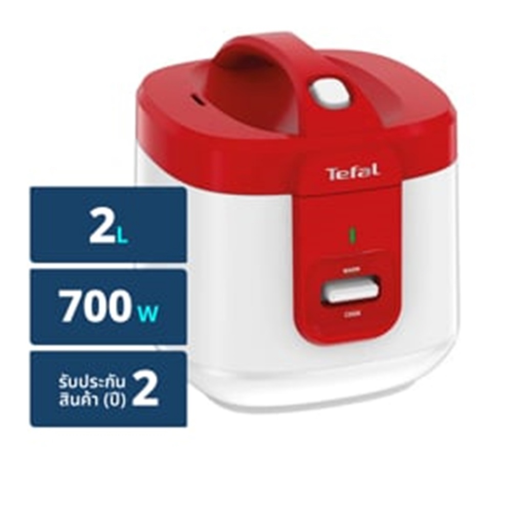 ทีฟาล์ว หม้อหุงข้าว รุ่น Everforce RK362566 สีขาว/แดง