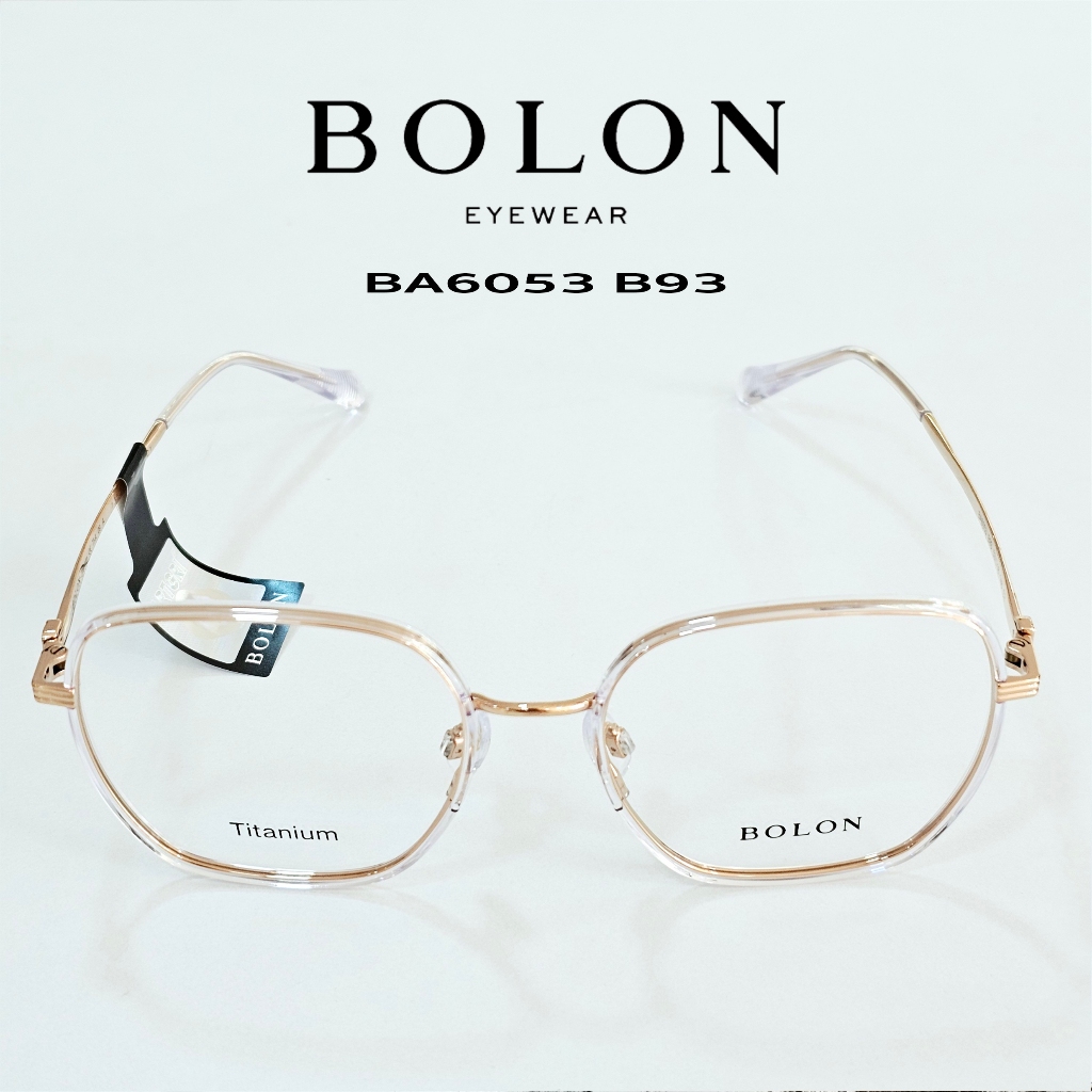 กรอบแว่นตา BOLON แท้ 100% รุ่น BA6053 B93 ขนาด 53-18-148 C2