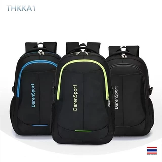 THKKA1--กระเป๋าเป้สะพายหลังสำหรับนักเรียน น้ำหนักเบาและเรียบง่าย ผ้าคุณภาพสูงทนทานต่อการสึกหรอ มี 3 สีให้เลือก