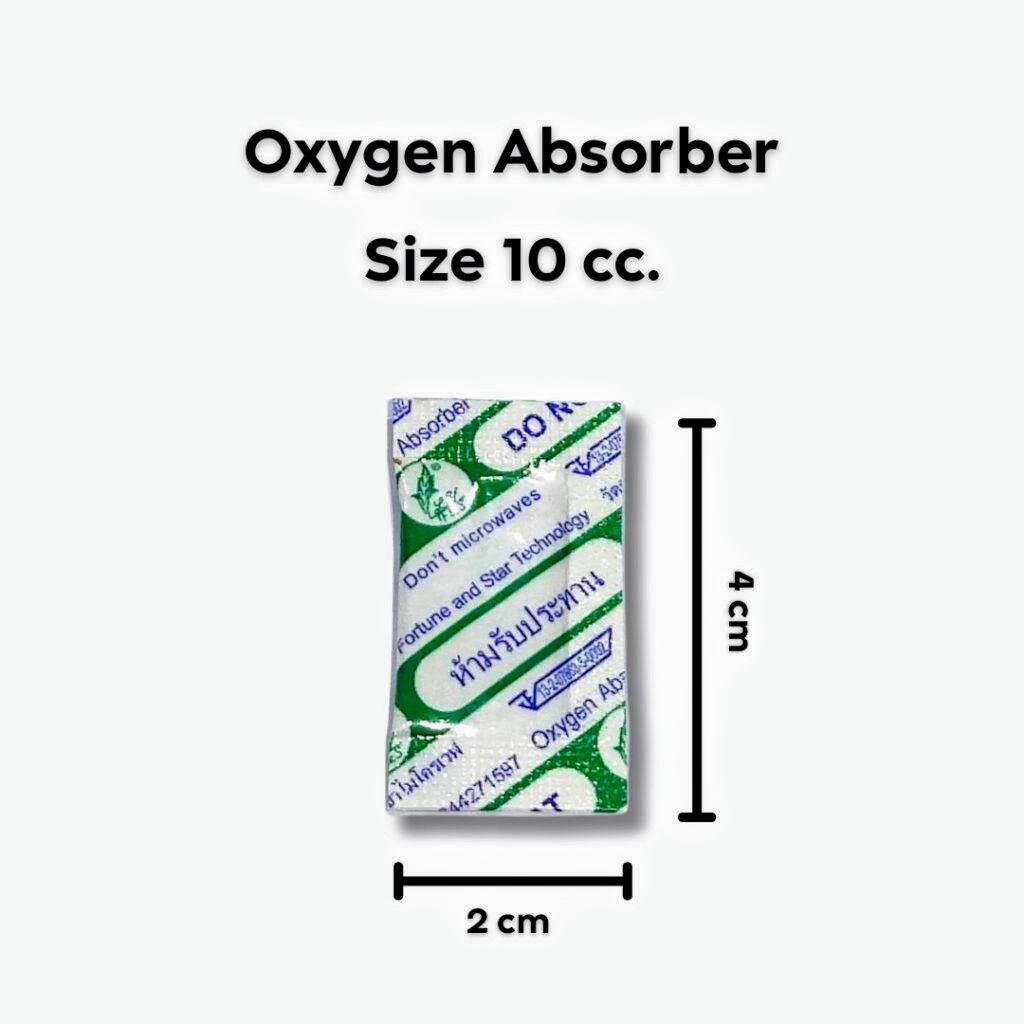 Oxygen Absorber ซองดูดออกซิเจน 10cc/200pcs. ยืดอายุผลิตภัณฑ์ ถนอมอาหาร