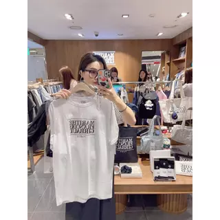 เสื้อยืด MARITHE Francois Girbaud แท้ W Classic Logo Tee T Shirt