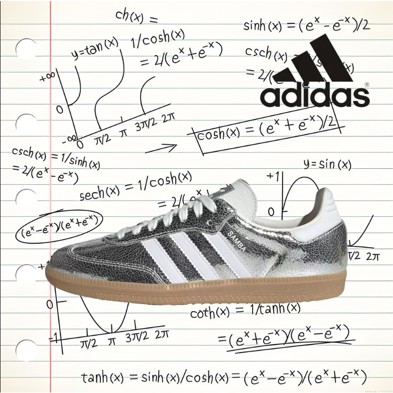 （ของแท้ 100 %）🍒 adidas originals Samba OG gazelle JR0035 สีเงิน