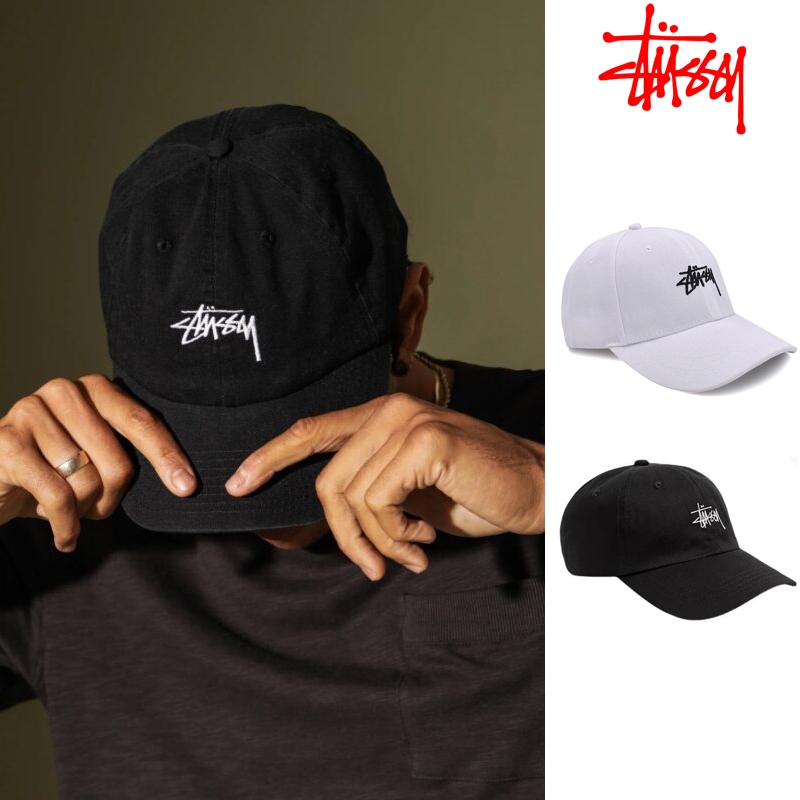 New หมวก Stussy แท้ Cap หมวกเกาหลี/ที่บังแดด/หมวกกันแดด