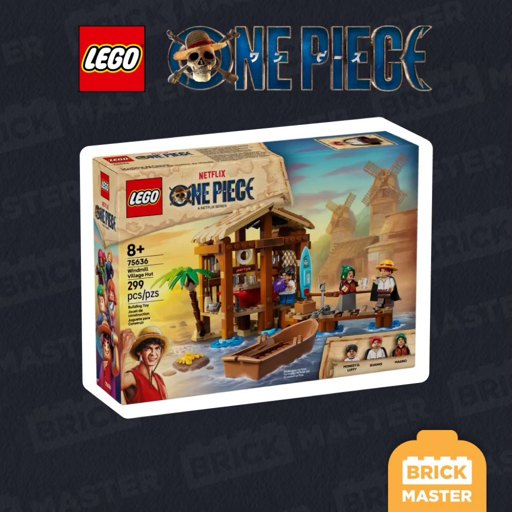 LEGO ONE PIECE 75636 : Windmill Village Hut (เลโก้ วันพีช ลูฟี่ แชงคส์โคตรหล่อโคตรอันตราย)