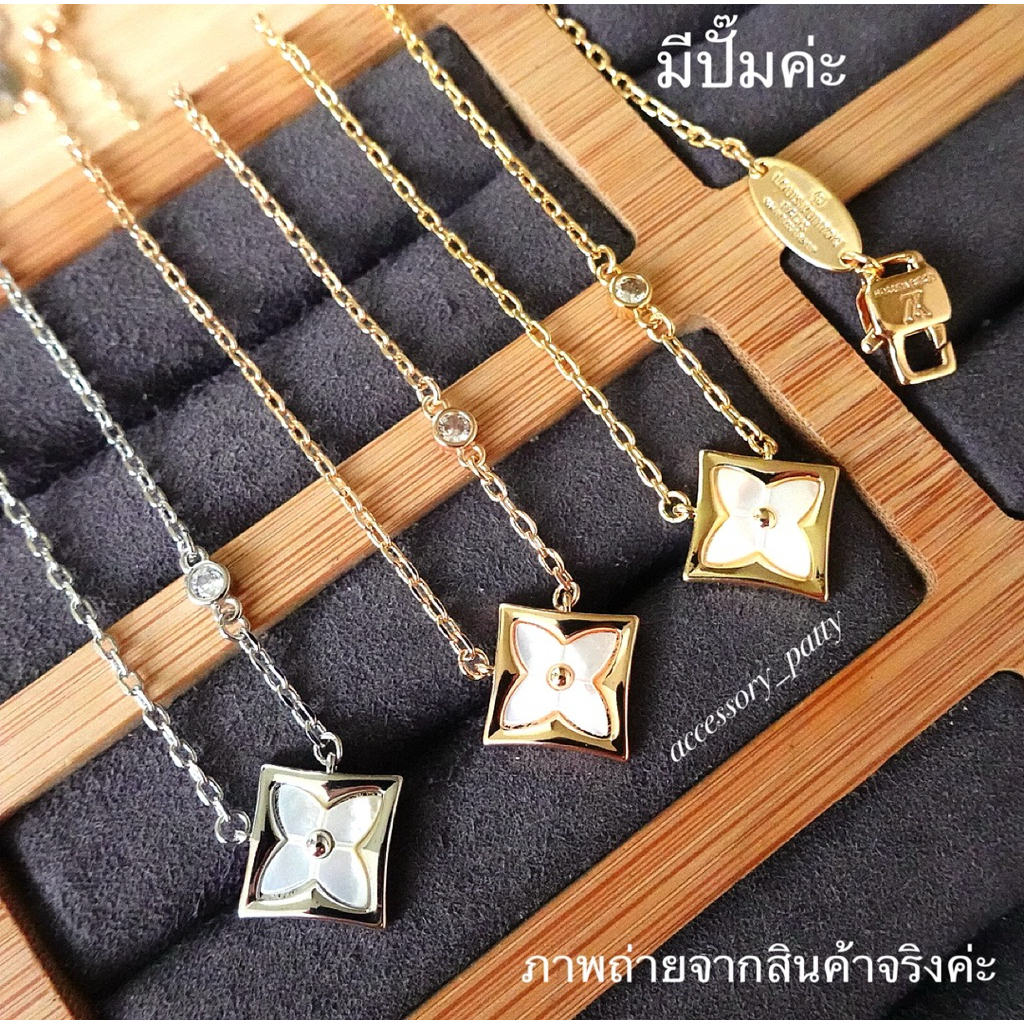 ✨สร้อยคองานดีสุดค่ะ รุ่นL-v31 งานมาครบ3สีค่ะ ดอกสีขาวนูนสวย ใส่สวยติดแกรมแน่นอนค่ะ งานสวยตรงปกค่ะ ✨ ราคา ถูกที่สุด ดีลบีเคเค แกลเลอรีภาพที่ 4