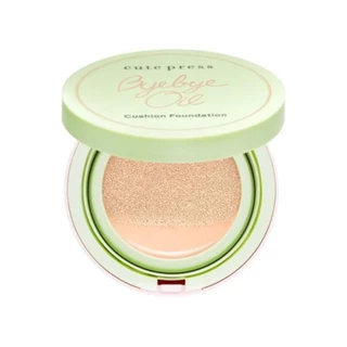 รุ่นใหม่ CUTE PRESS Bye Bye Oil Cushion Foundation SPF50+PA+++ [10 g.]