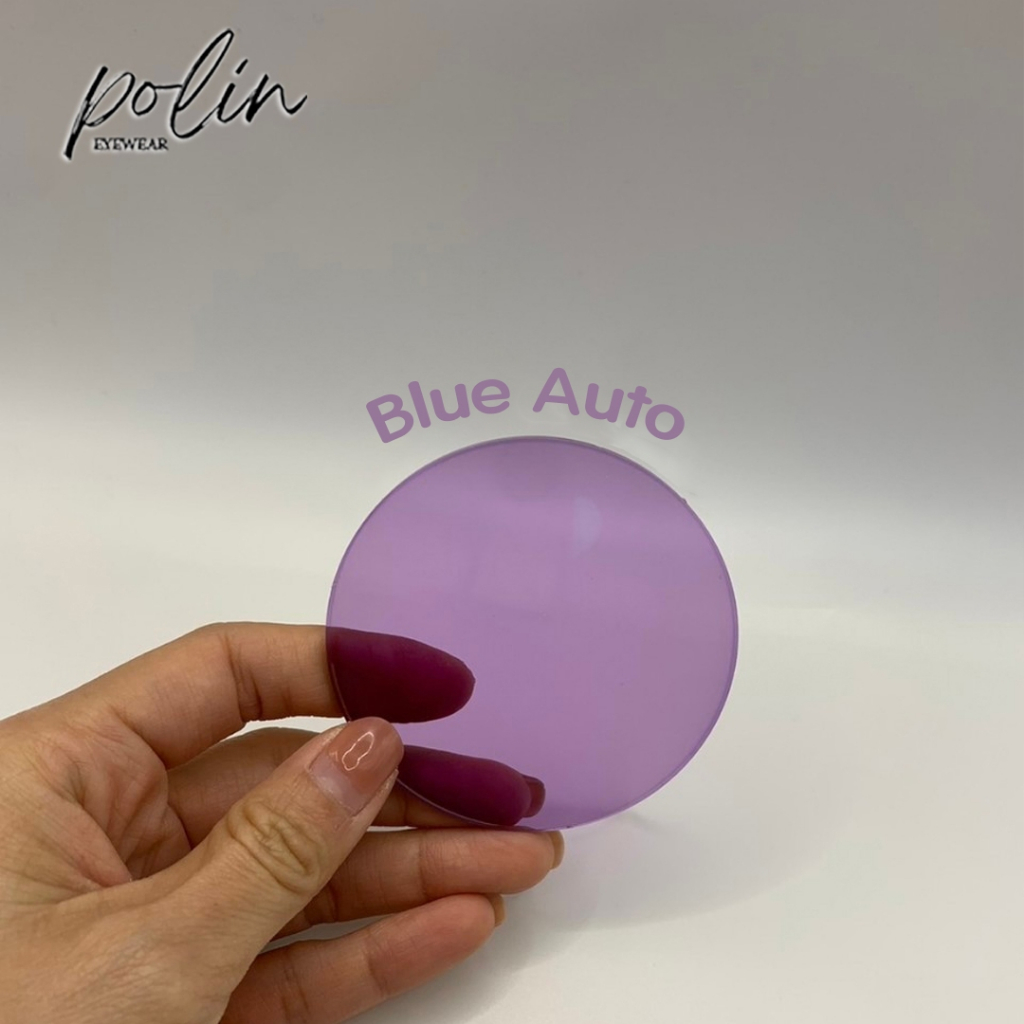 เลนส์ Blue Auto 1.6  เลนส์กรองแสงสีฟ้า ออกแดดเปลี่ยนสี (จำกัดค่าสายตา ) - รูปที่ 2
