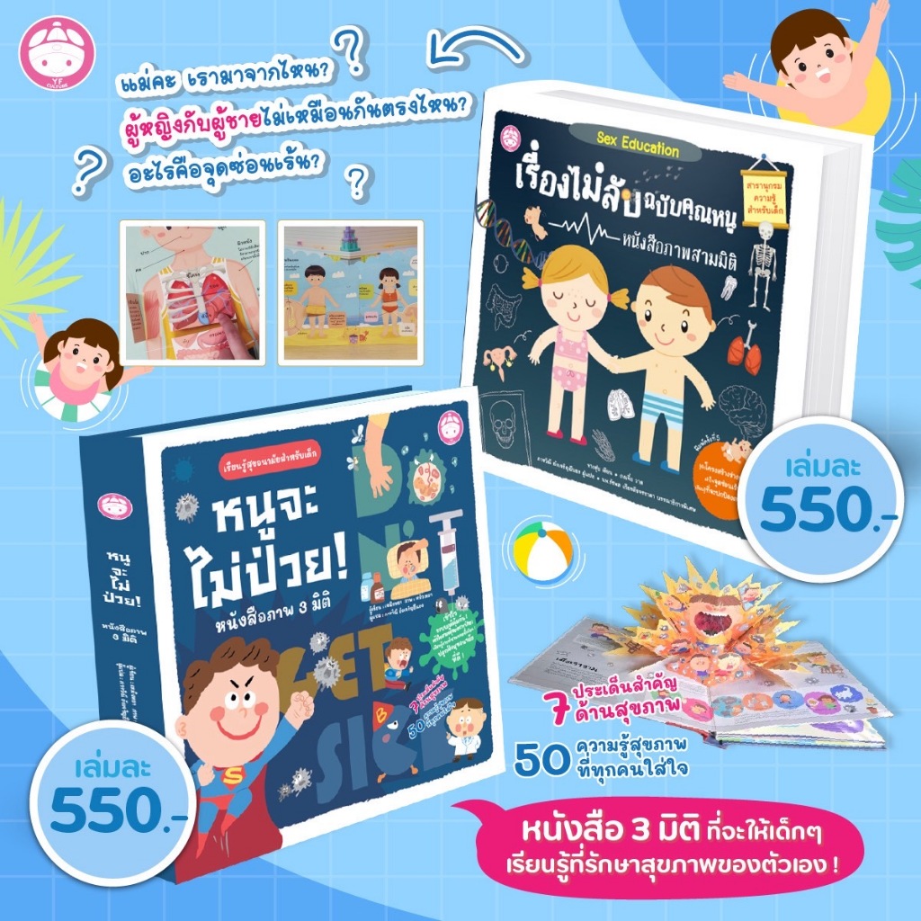 YF Book Shop หนังสือเสริมสร้างพัฒนาการ เรื่องไม่ลับฉบับคุณหนู (Best Seller)