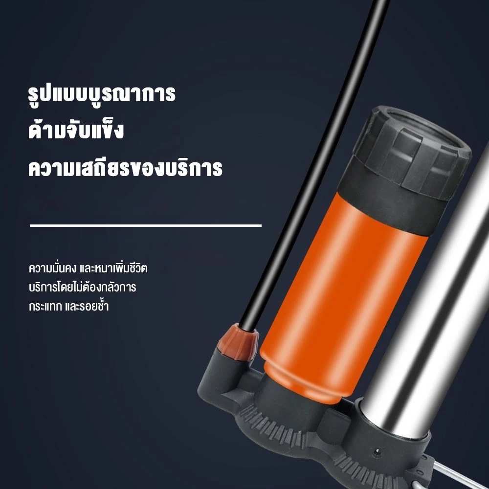 【ของแท้】สูบลม  160PSI สูบลมแรงดันสูง เติมลมอย่างรวดเร็ว เหมาะสำหรับจักรยาน มอเตอร์ไซค์ ที่สูบลม ปั๊มลมแรงดันสูง thumbnail 5