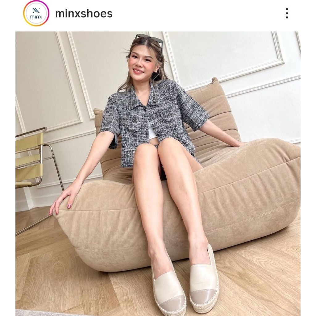 Like new รองเท้า minx size 39 เท้ายาว 24.5-25 cm