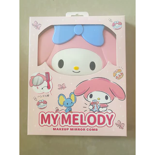 🇨🇳🎀🪞 หวี+กระจกพกพา Sanrio ลาย Kuromi / My Melody / Cinnamoroll 🎀🪞