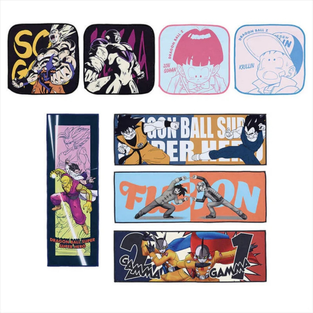 ผ้าเช็ดหน้า Ichiban Kuji Dragon Ball DAIMA 2nd Edition Vo.2 มือสอง งานสะสม ของแท้จากญี่ปุ่น