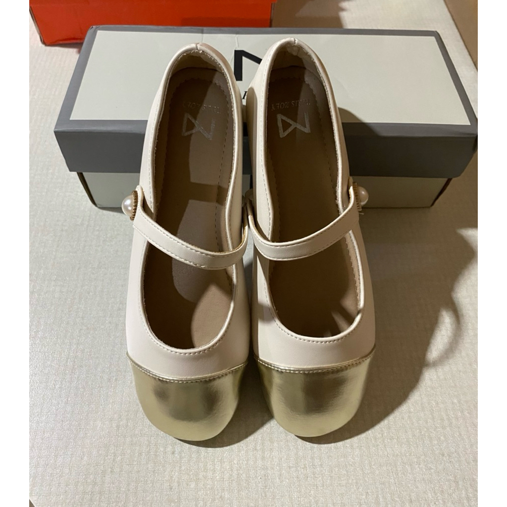 รองเท้าแมรี่เจน รองเท้าส้นเตี้ย Paris Zoey Mary Jane