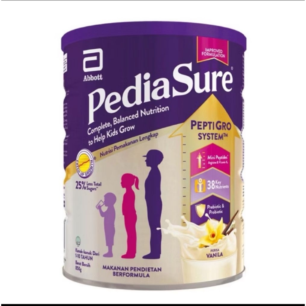Pediasure Peptigro System (1-10 years) (10years +) Vanilla Chocolate flavour 800-850g / 1.65kg