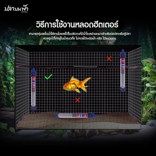 ฮีตเตอร์ SOBO HS-Series ฮีตเตอร์ปรับอุณหภูมิน้ำในตู้ปลา มีไฟแสดงสถานะ เปิด-ปิดอัตโนมัติตามอุณหภูมิที่ตั้งไว้