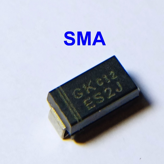 { 20ตัว } SMA  ES2D ES2 SMD ฟาสต์ไดโอด 2A (ตัวเล็ก) .ใส่แทน ES1D ES1J