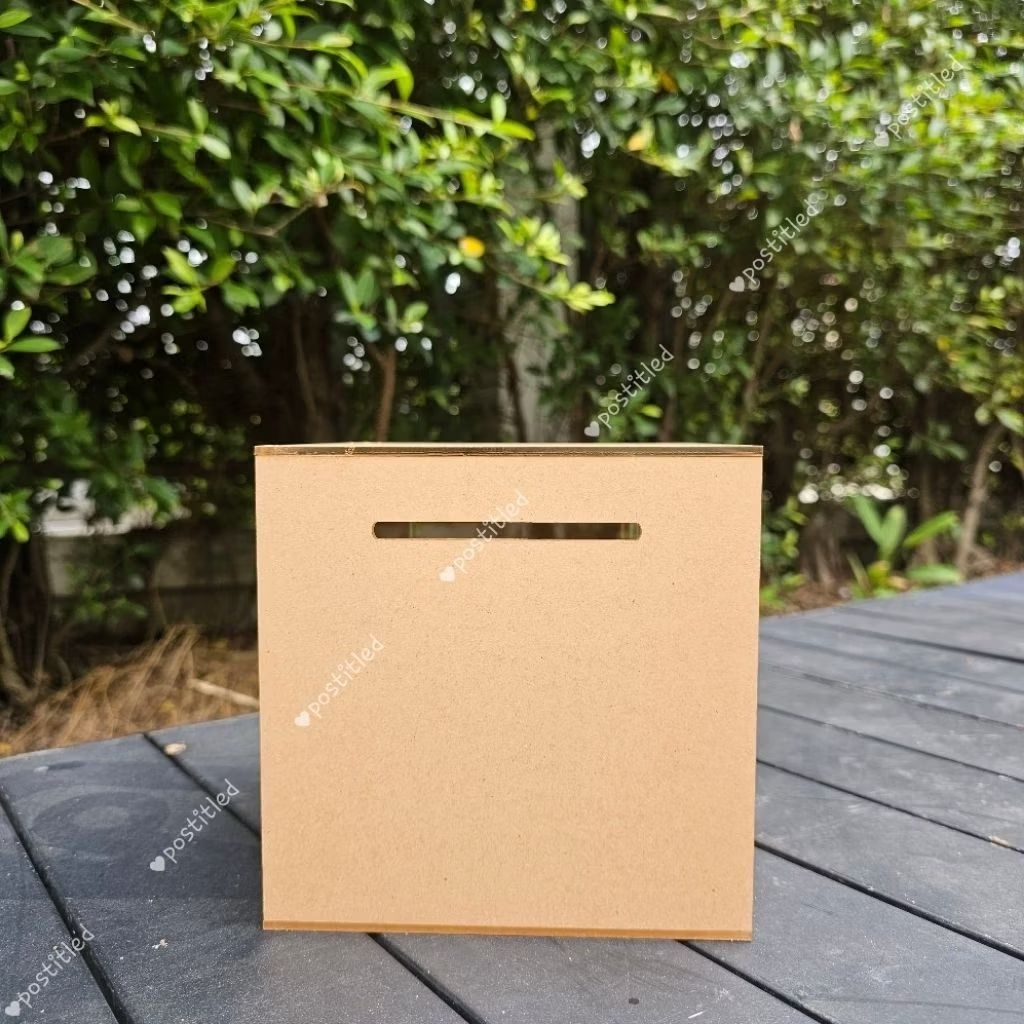 กล่องใส่ทิป tip box กล่องใส่เงิน กล่องรับบริจาค กระปุกออมสิน มีกุญแจล็อค ราคา ถูกที่สุด ดีลบีเคเค แกลเลอรีภาพที่ 6