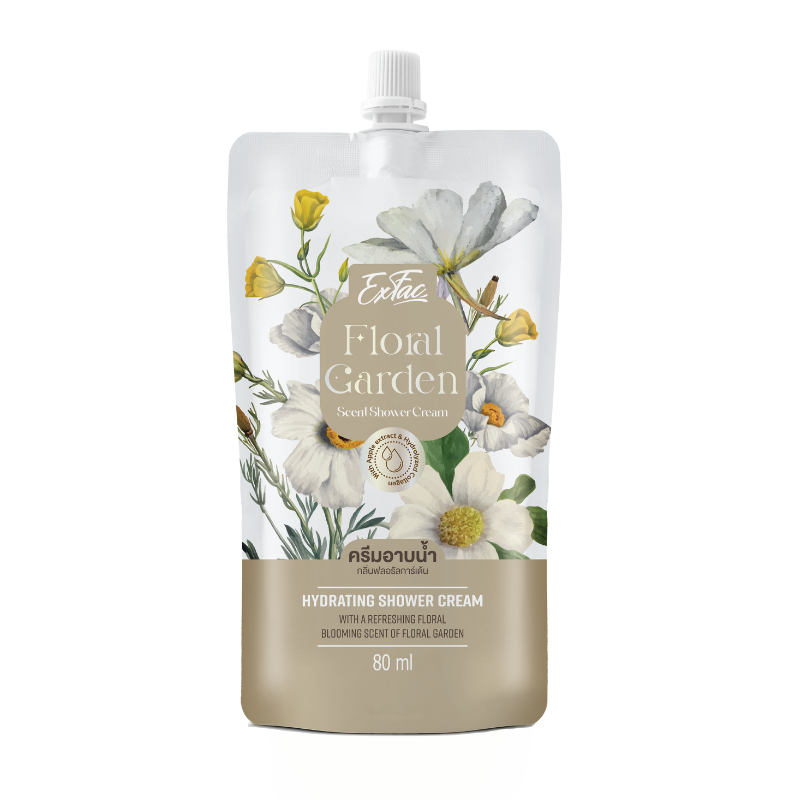 EXFAC Floral Garden Shower Cream 80 ML.