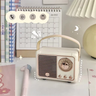 HM11 ลำโพงบลูทูธ ไร้สาย – บลูทูธ 5.0 สไตล์วินเทจ เรโทร, ใช้ได้ 8 ชม., สำหรับเที่ยว/คาเฟ่, พร้อมส่ง