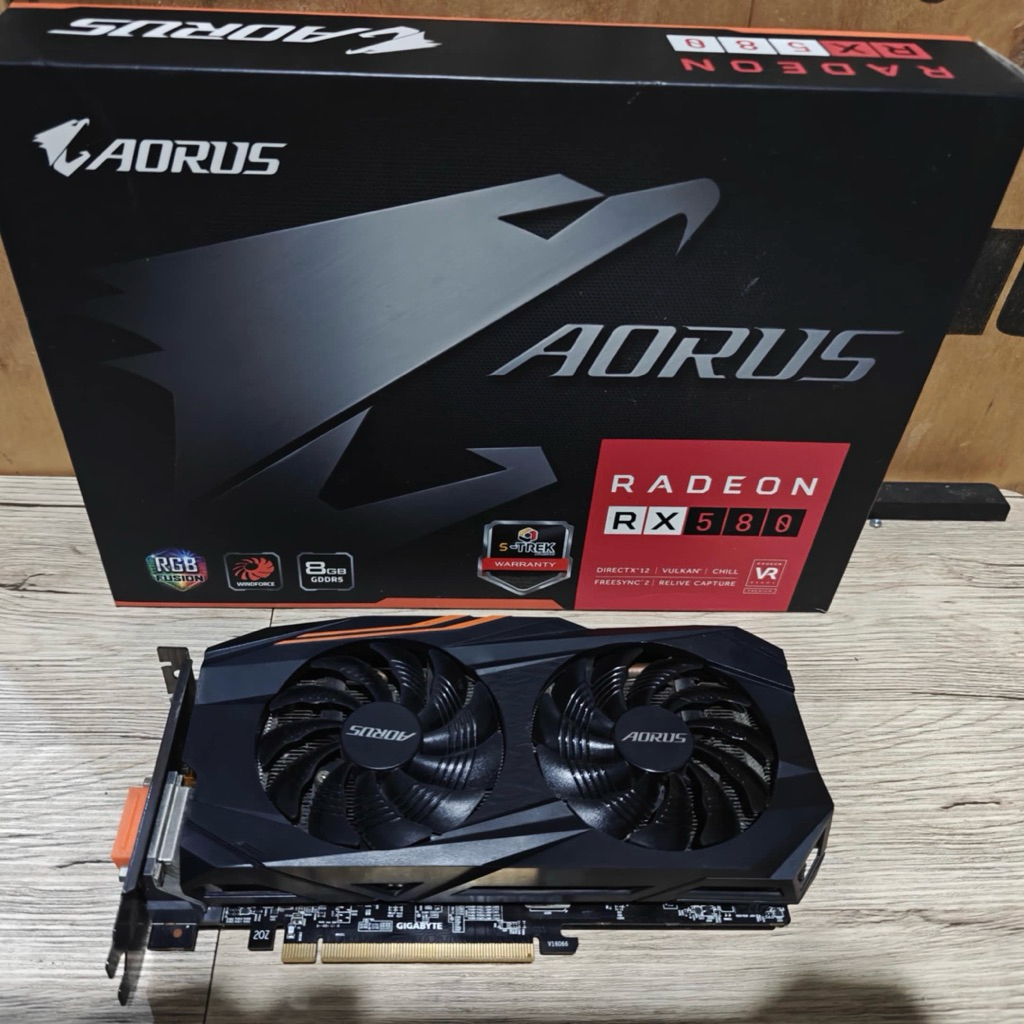 VGA AMD RX580 8Gb มีประกันร้าน มือสอง