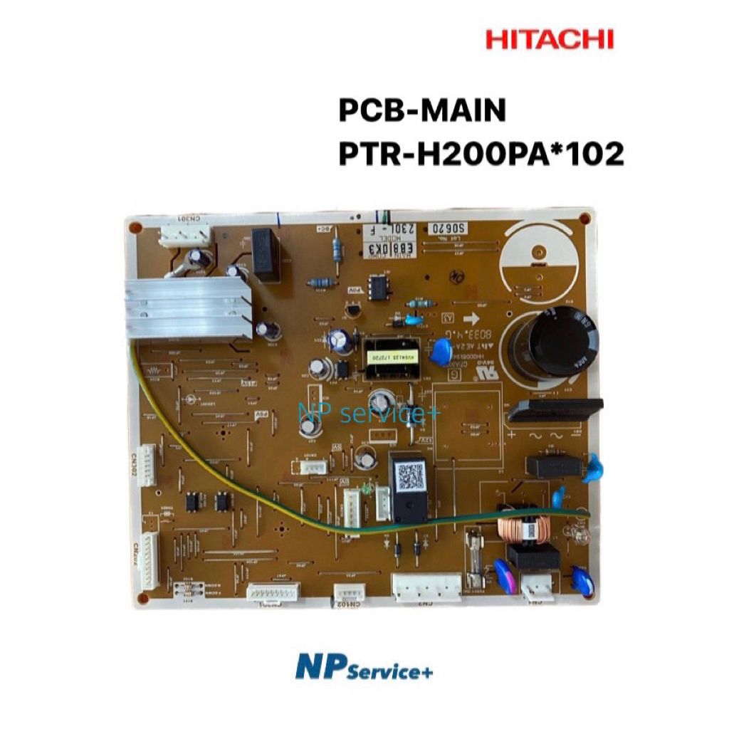 แผงควบคุมตู้เย็นฮิตาชิ|HITACHI|PCB-MAIN|PTR-H200PA*102|ใช้กับรุ่น R-H200PA|R-H230PA|R-H210EX|R-H200P