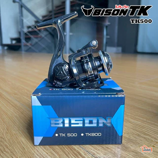 รอกสปิ้น ตกปลา ตกกุ้ง ตีเหยื่อปลอม BISON รุ่น TK เบอร์ 500 เบอร์ 800