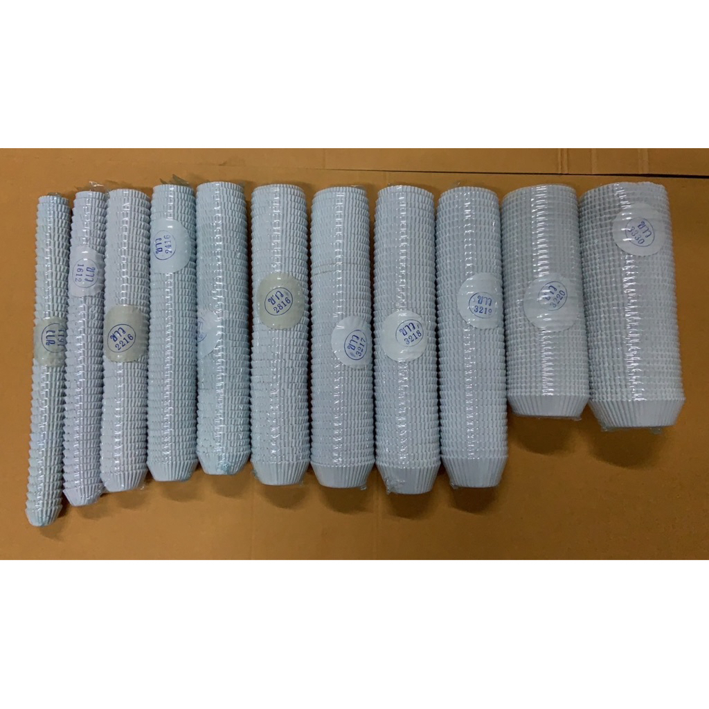 กระทงกระดาษ กระทงจีบ กระทงกระดาษขาว แพคละ 800 ใบ 1611 1612 2216 2416 2616 2816 3217 3218 3219 3220 3