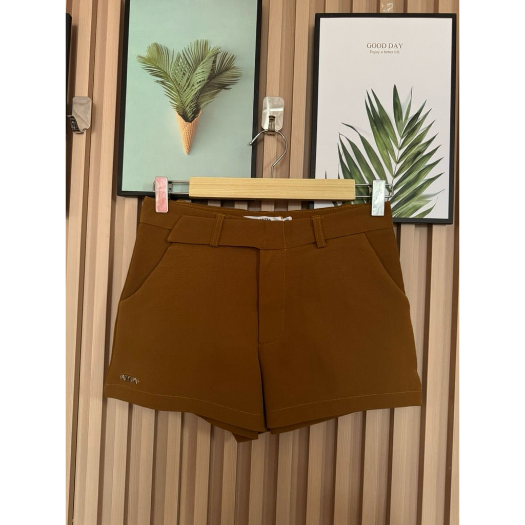 กางเกงขาสั้นเอวกลางป้ายATIPA