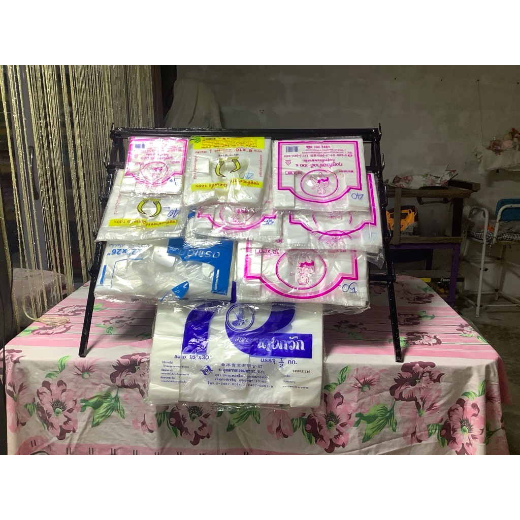 ชั้นจัดระเบียบถุงหิ้วขนาดจัมโบ้